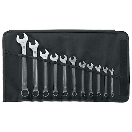 Stahlwille Tools Set: Combination Wrench OPEN-BOX No.13/11 11-pcs. 96400802